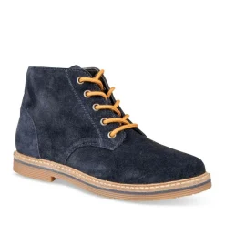 Enkellaarzen NAVY CHARLIE & FRIENDS LEER