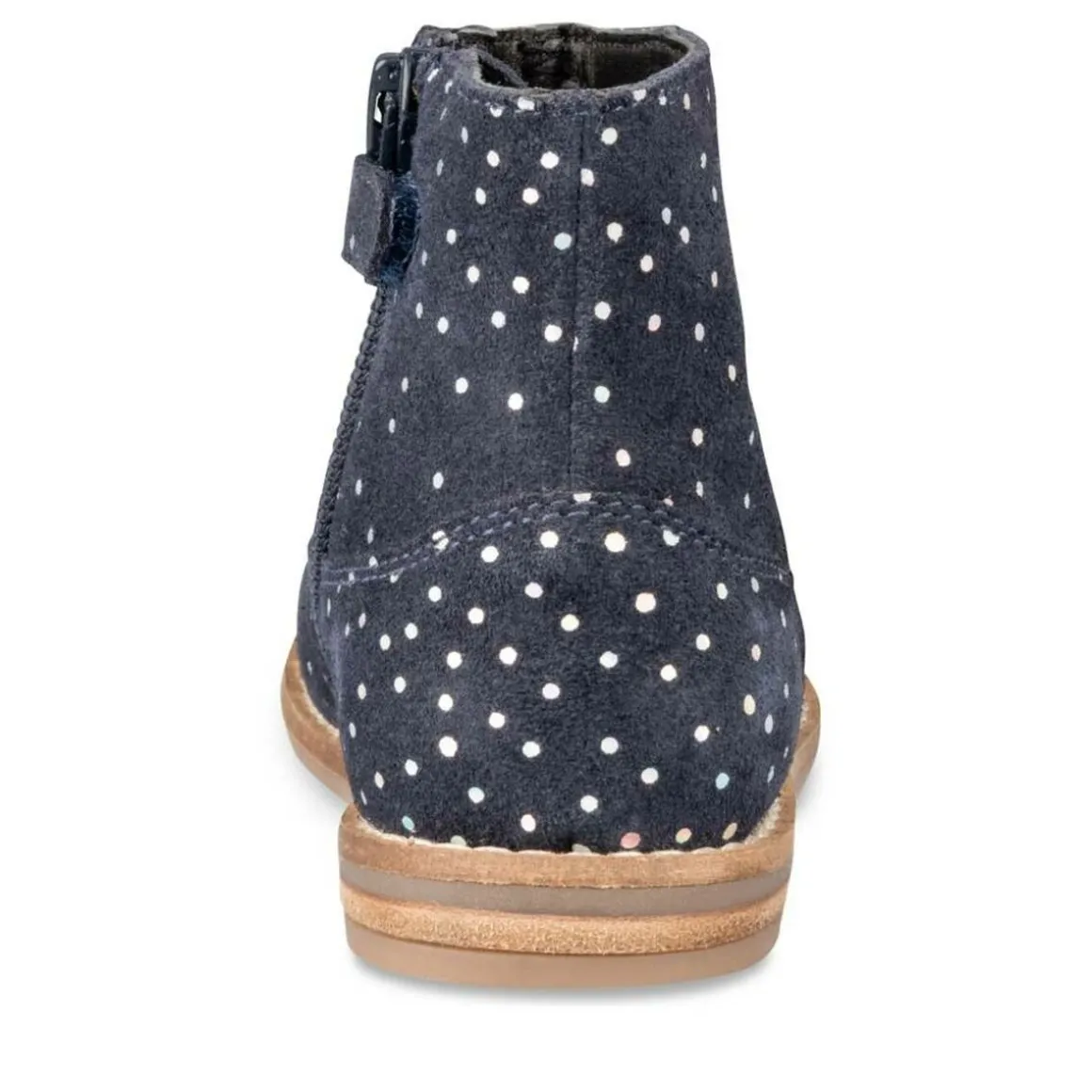 Enkellaarzen NAVY FREEMOUSS GIRL LEER