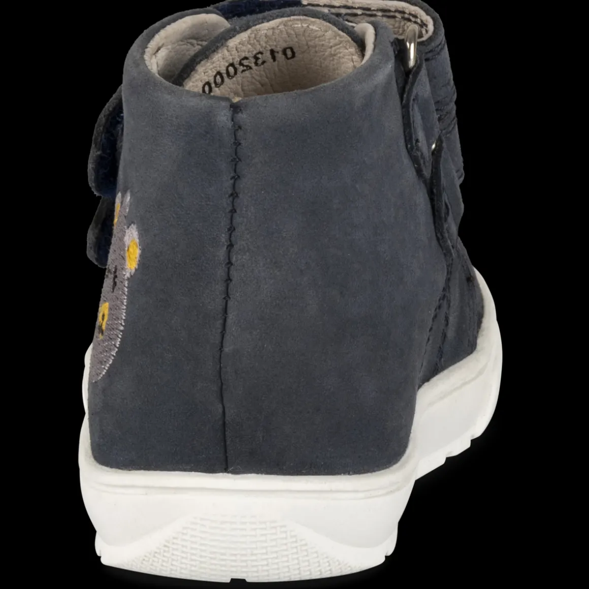 Enkellaarzen NAVY FREEMOUSS BOY LEER
