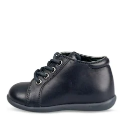 Enkellaarzen NAVY FREEMOUSS BOY LEER
