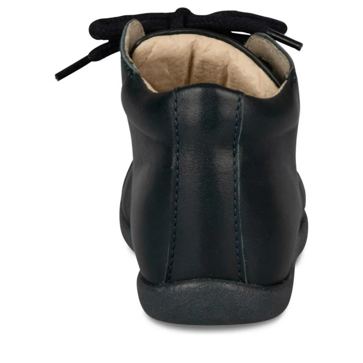 Enkellaarzen NAVY FREEMOUSS BOY LEER