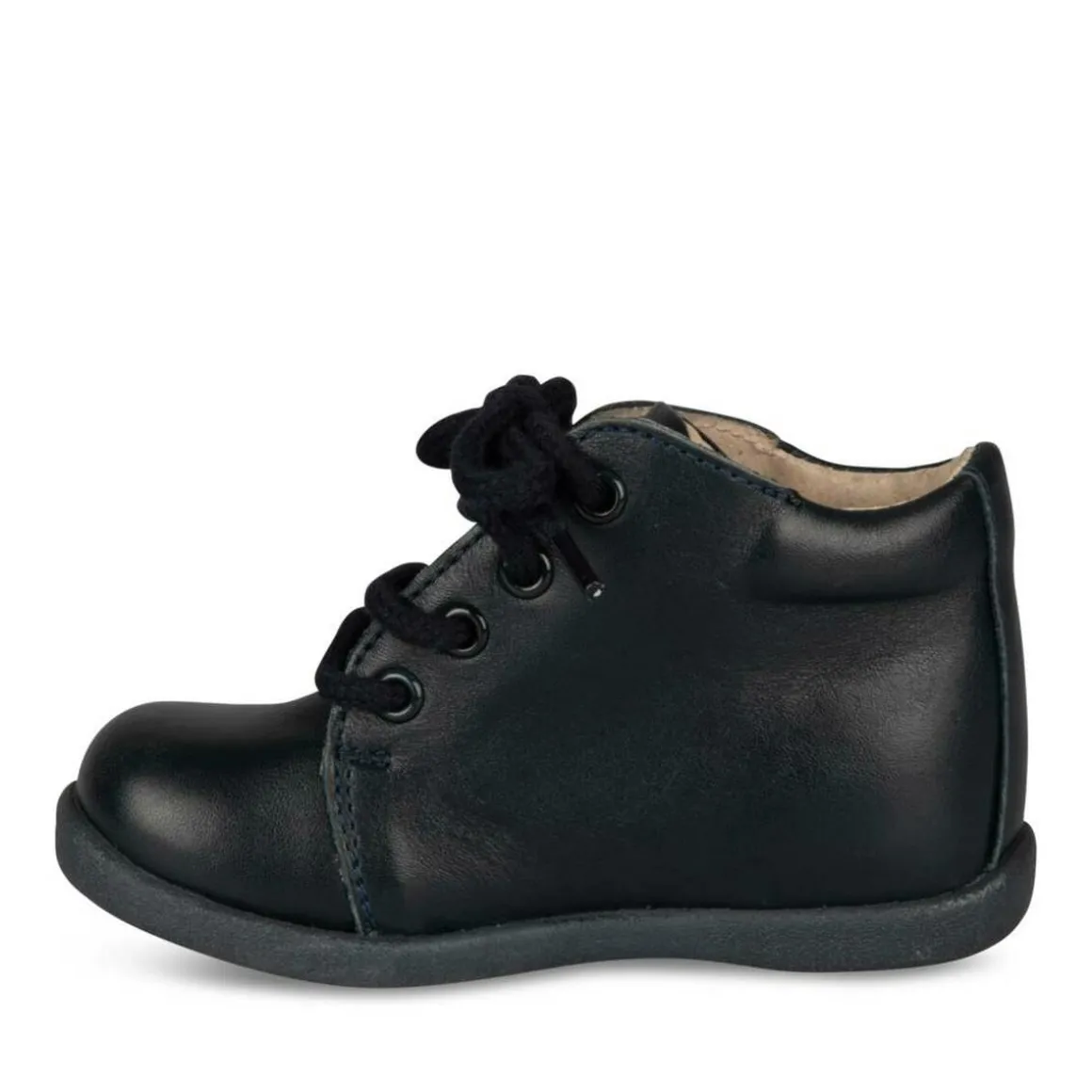 Enkellaarzen NAVY FREEMOUSS BOY LEER
