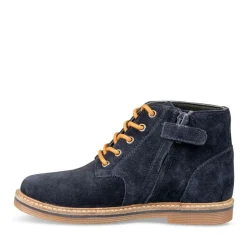 Enkellaarzen NAVY TAMS LEER