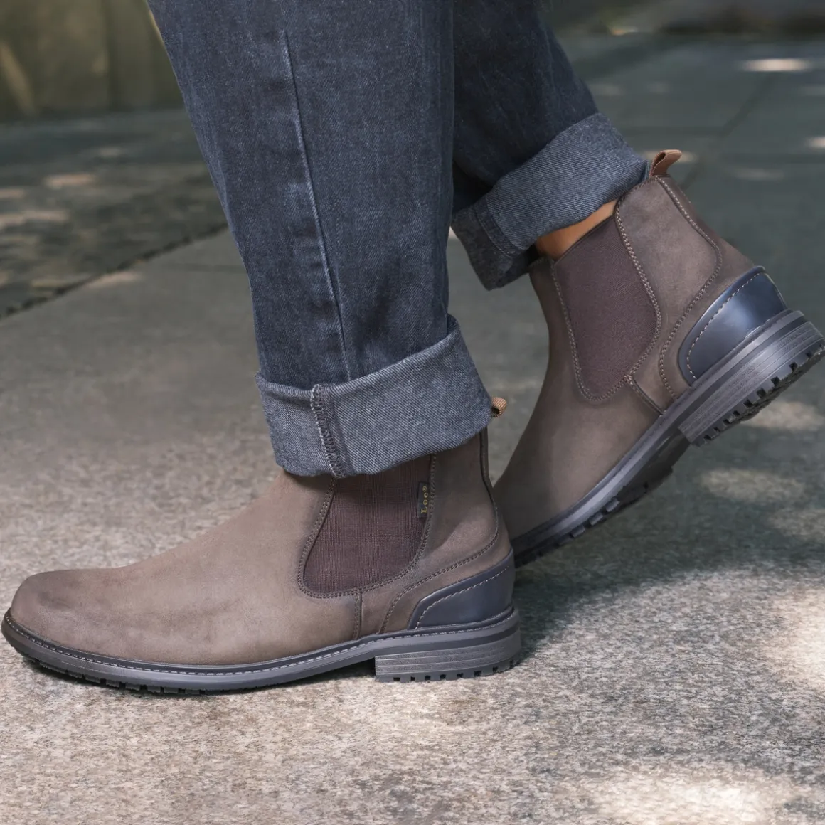 Enkellaarzen TAUPE