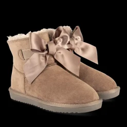 Enkellaarzen TAUPE LOVELY SKULL