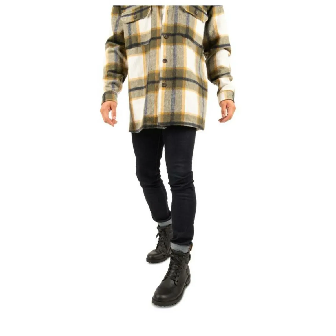 Enkellaarzen ZWART DENIM SIDE