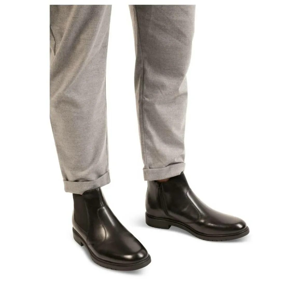 Enkellaarzen ZWART NEOSOFT HOMME LEER