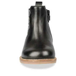 Enkellaarzen ZWART NINI & GIRLS LEER