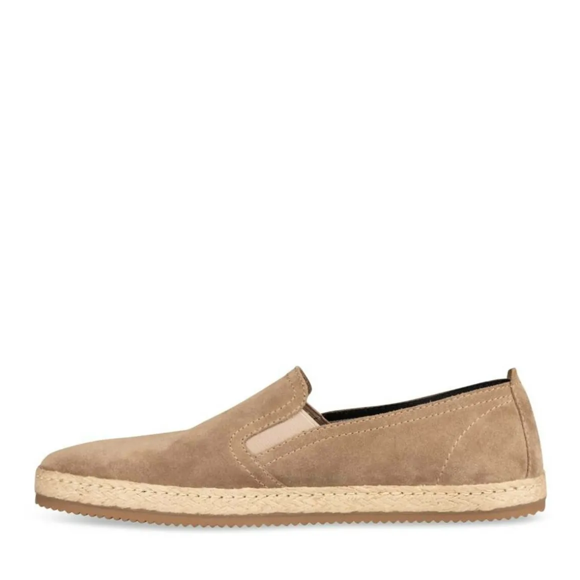 Espadrilles TAUPE DENIM SIDE LEER