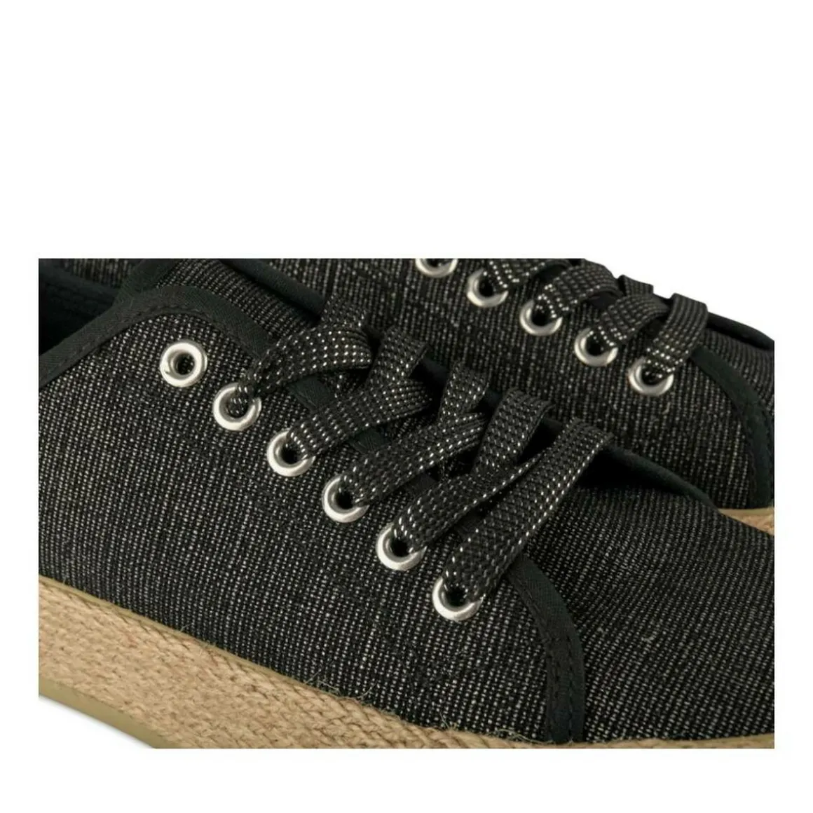 Espadrilles ZWART