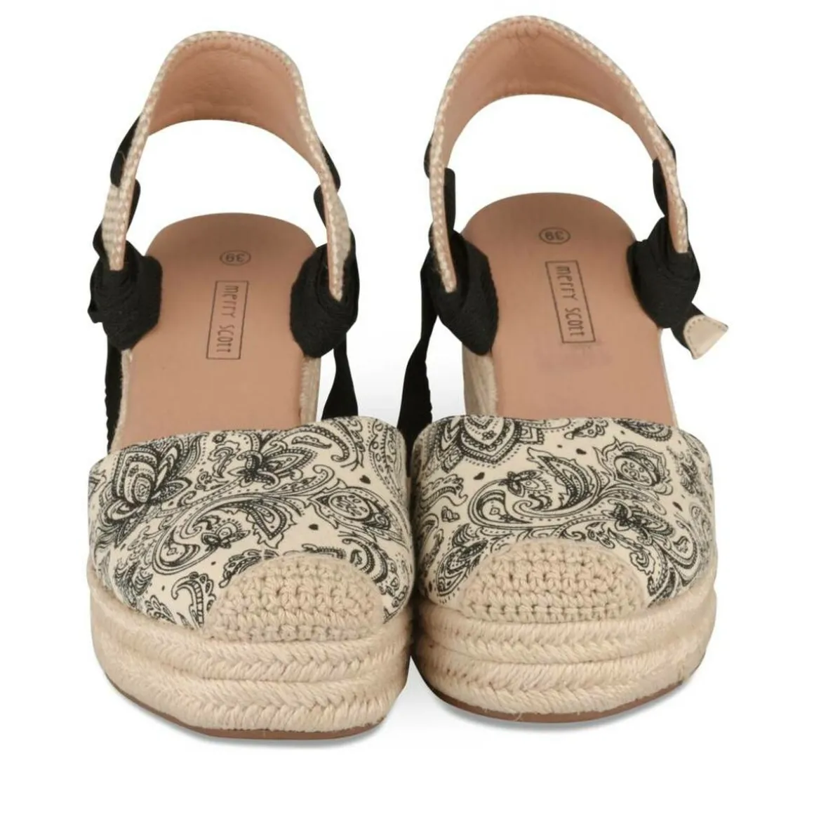 Espadrilles ZWART