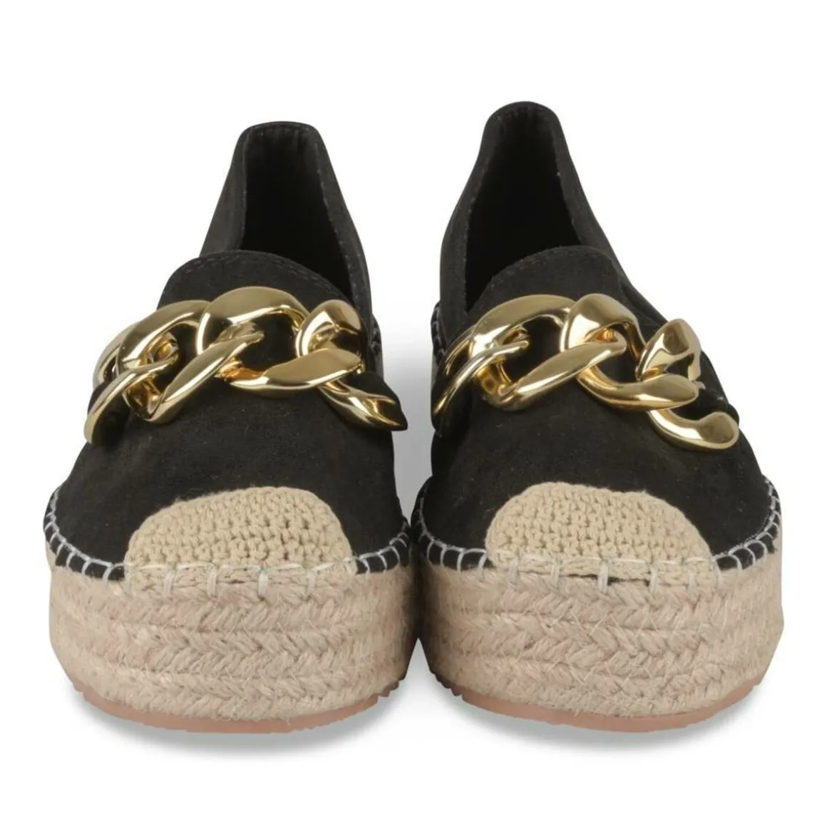 Espadrilles ZWART