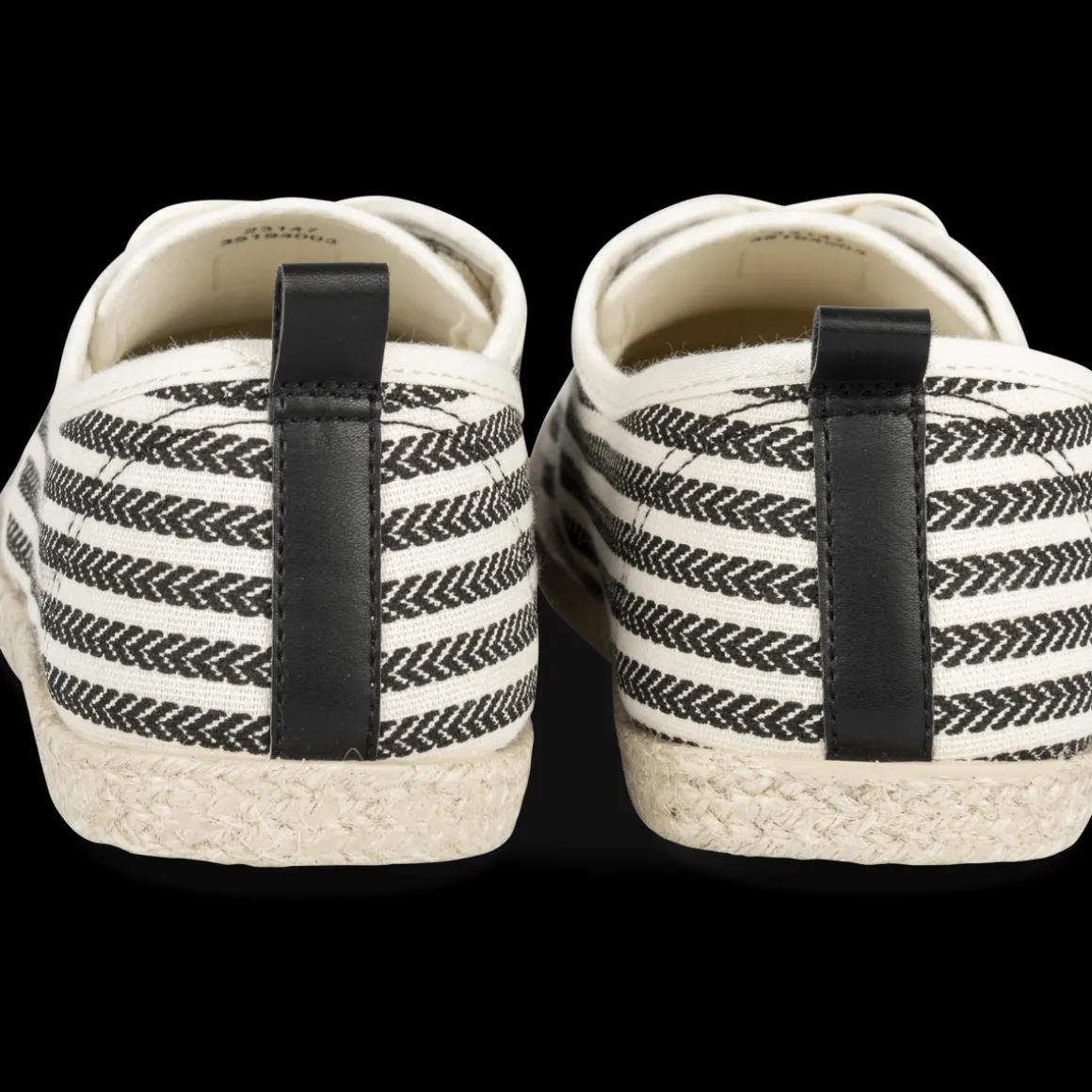 Espadrilles ZWART