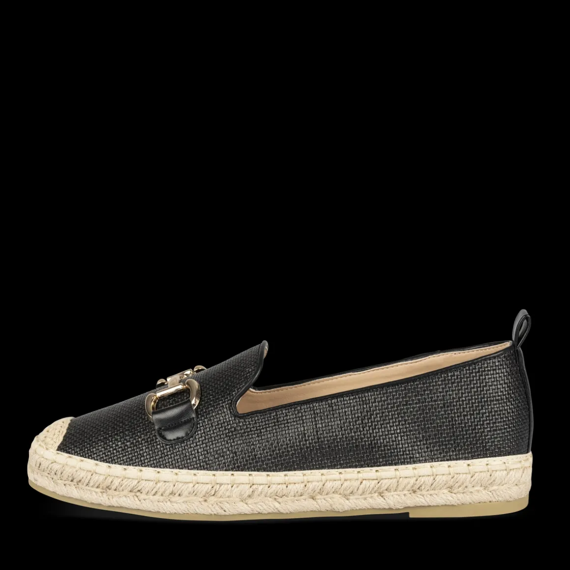 Espadrilles ZWART
