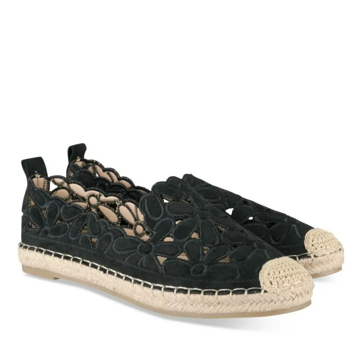 Espadrilles ZWART