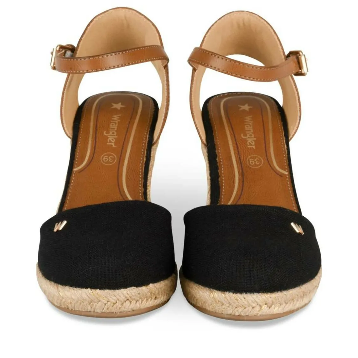 Espadrilles ZWART