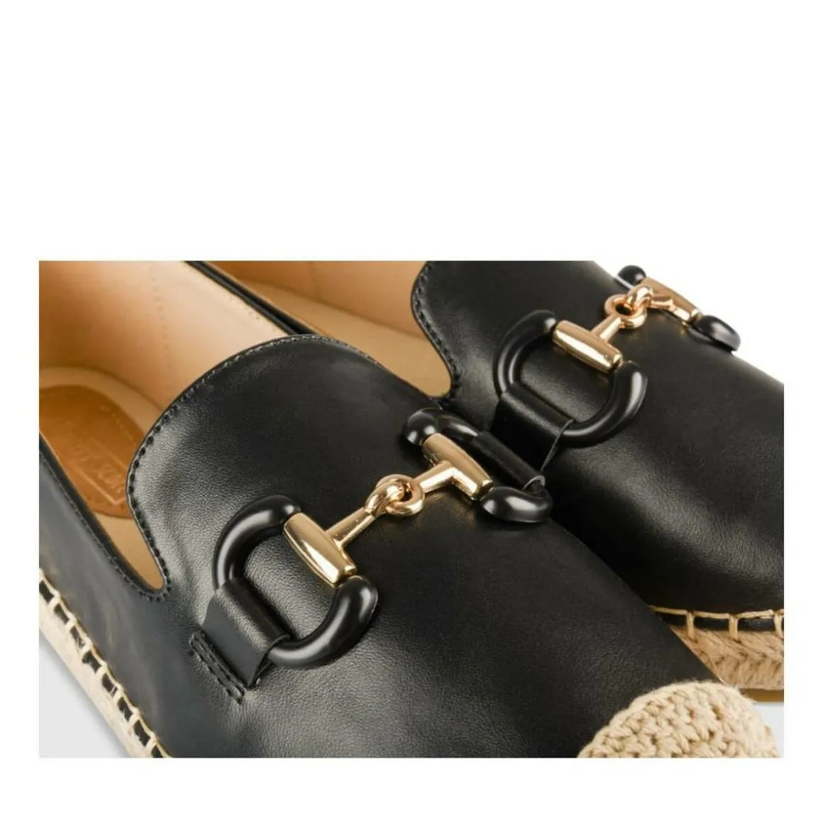 Espadrilles ZWART