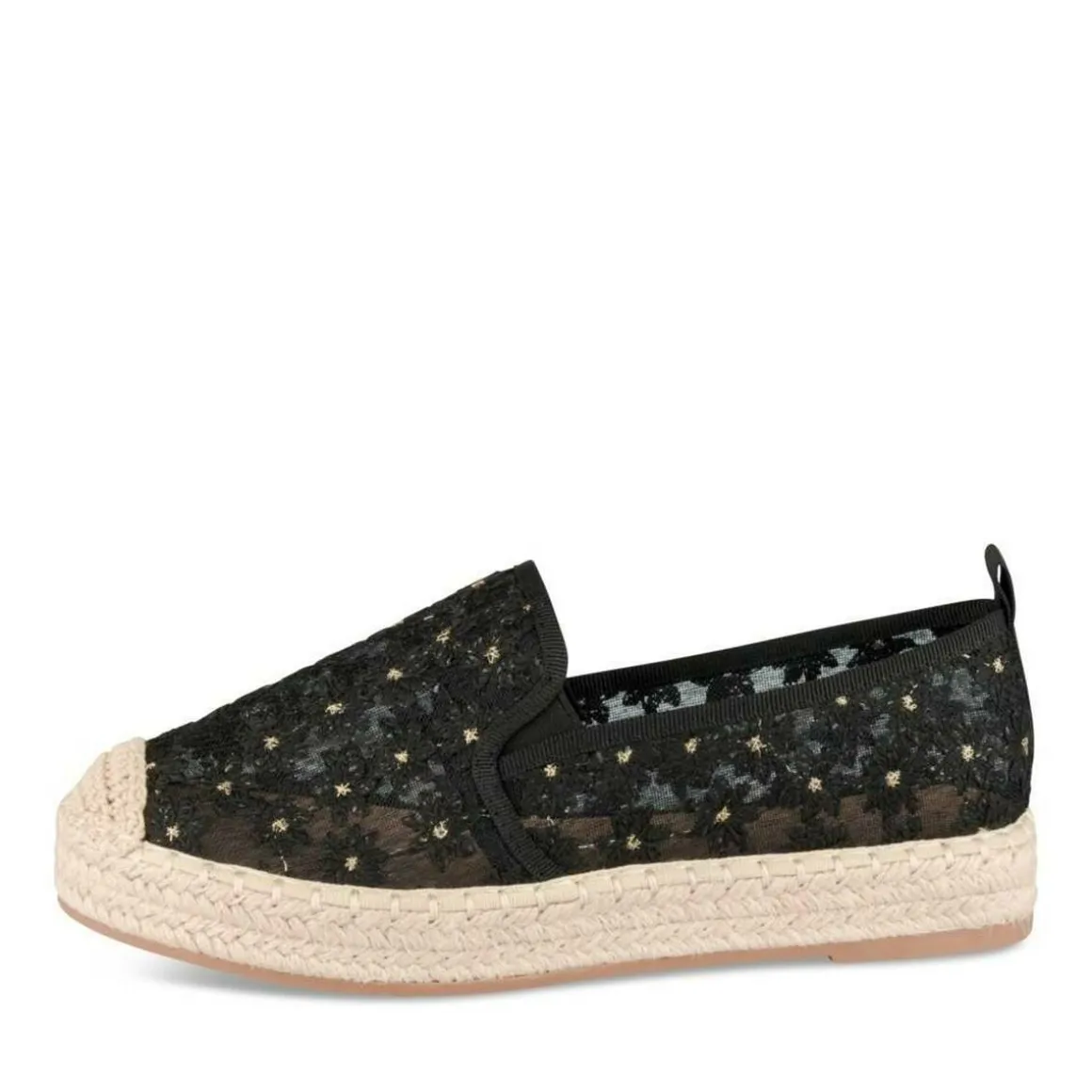 Espadrilles ZWART