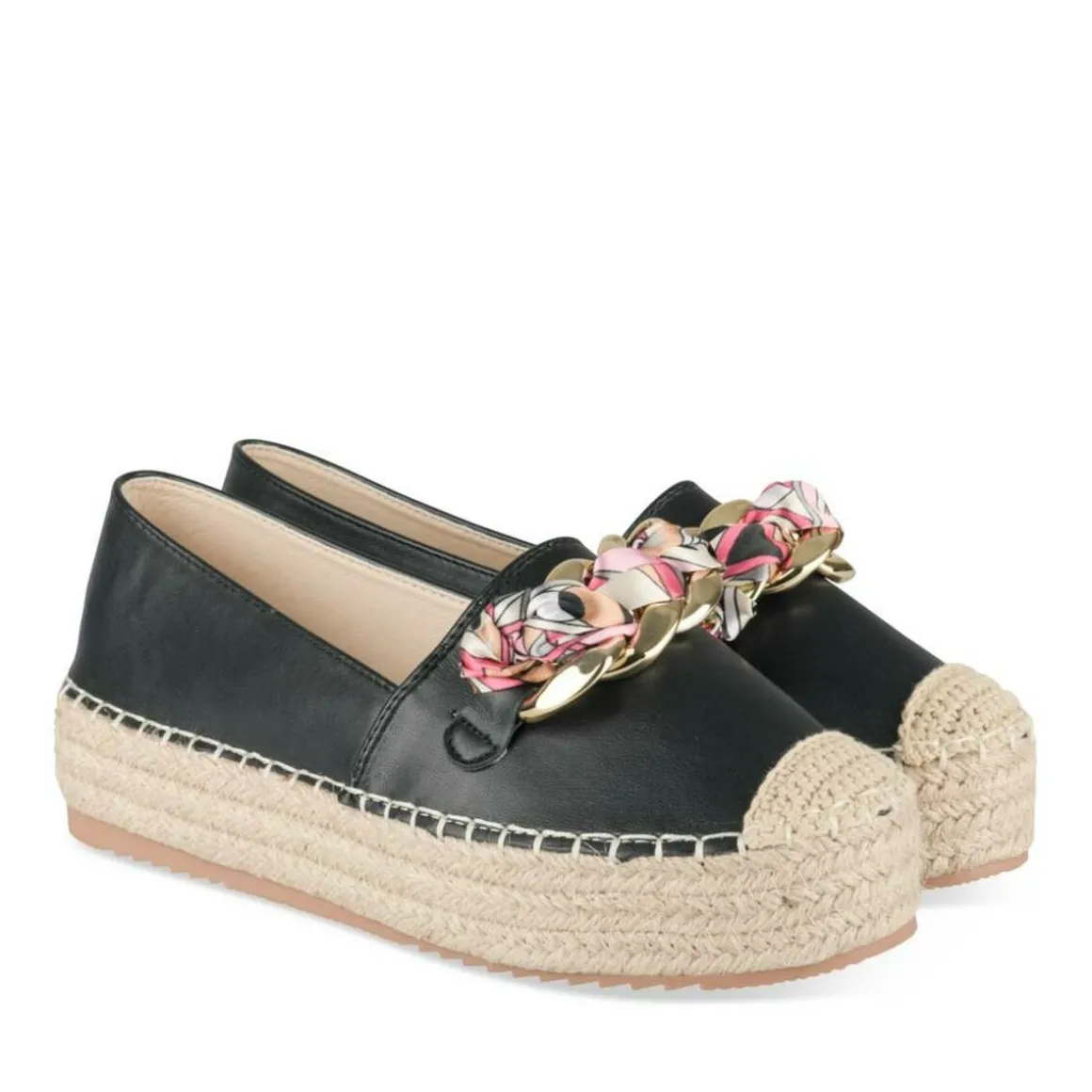 Espadrilles ZWART