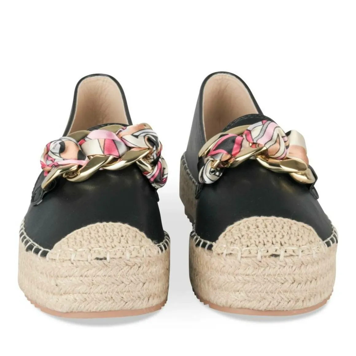 Espadrilles ZWART