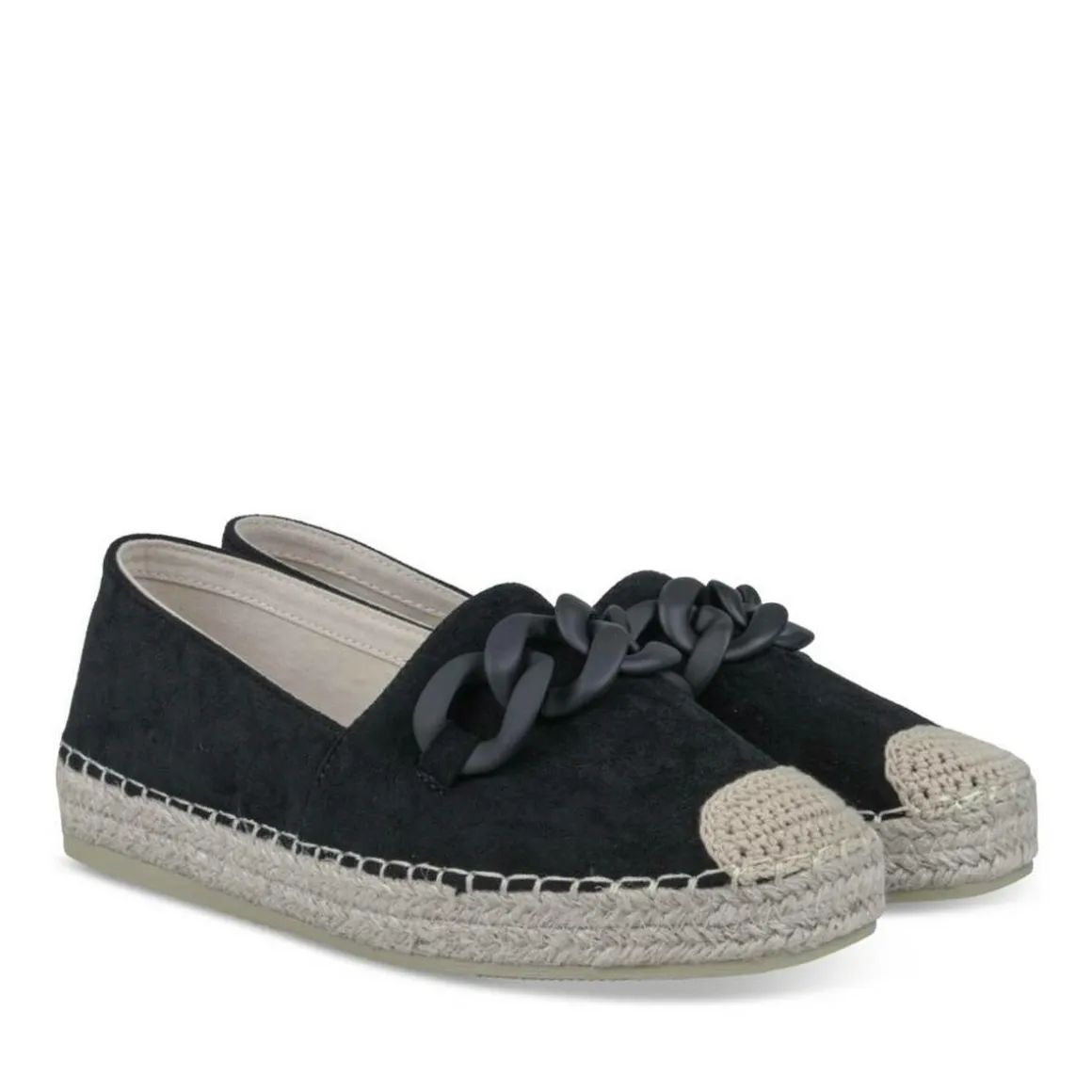 Espadrilles ZWART