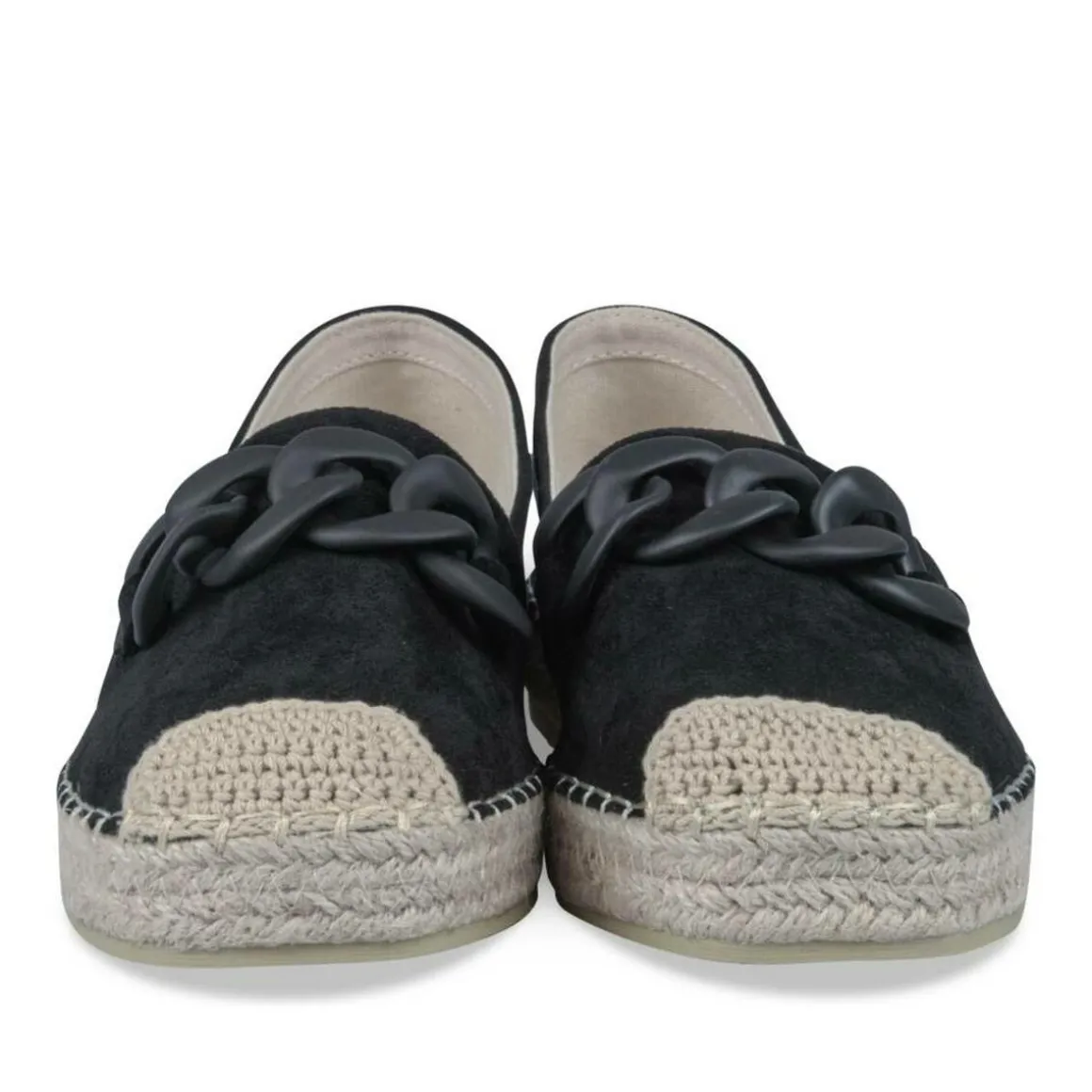 Espadrilles ZWART