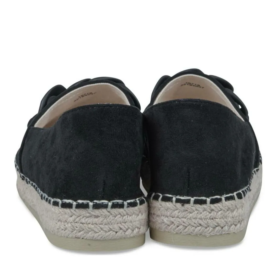 Espadrilles ZWART