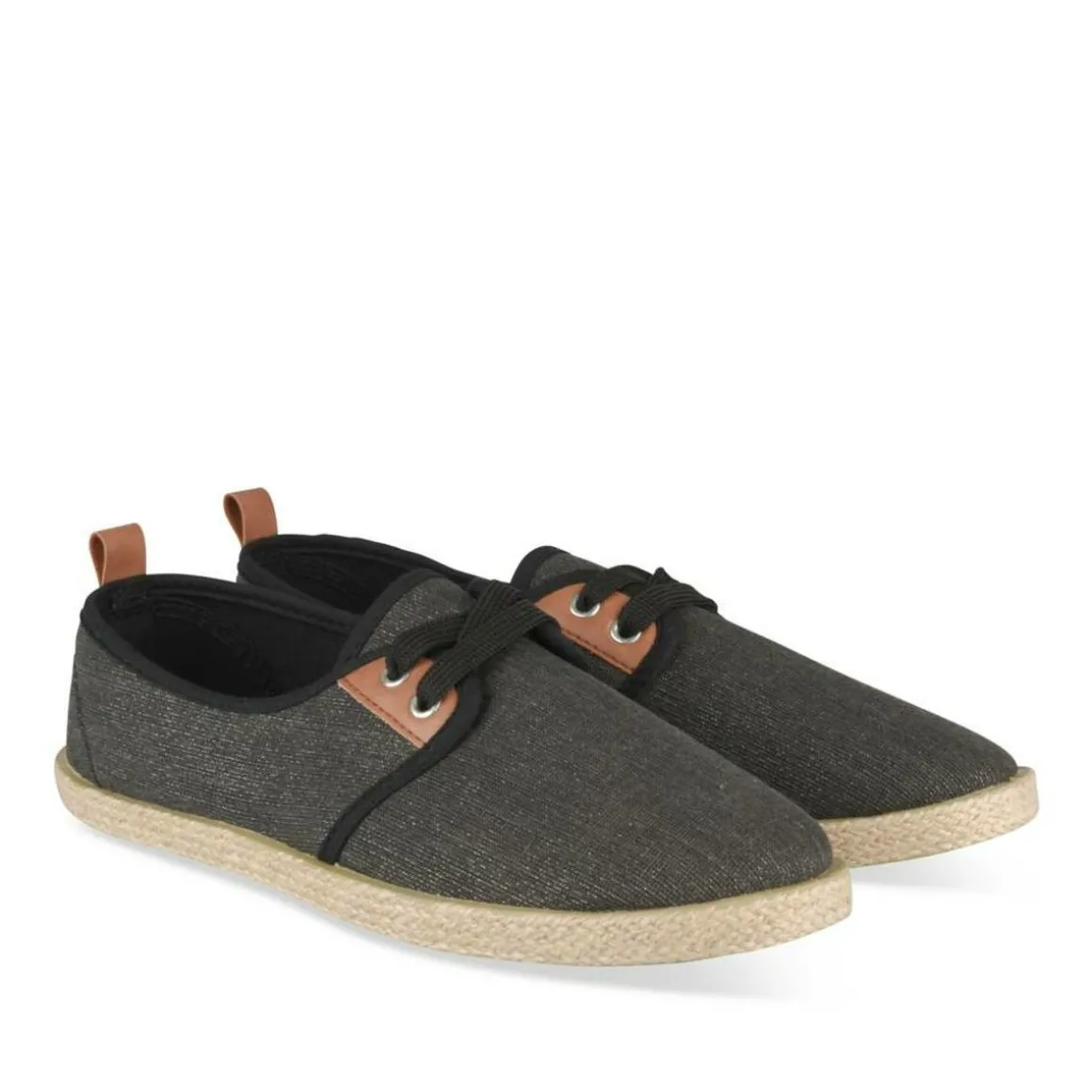 Espadrilles ZWART