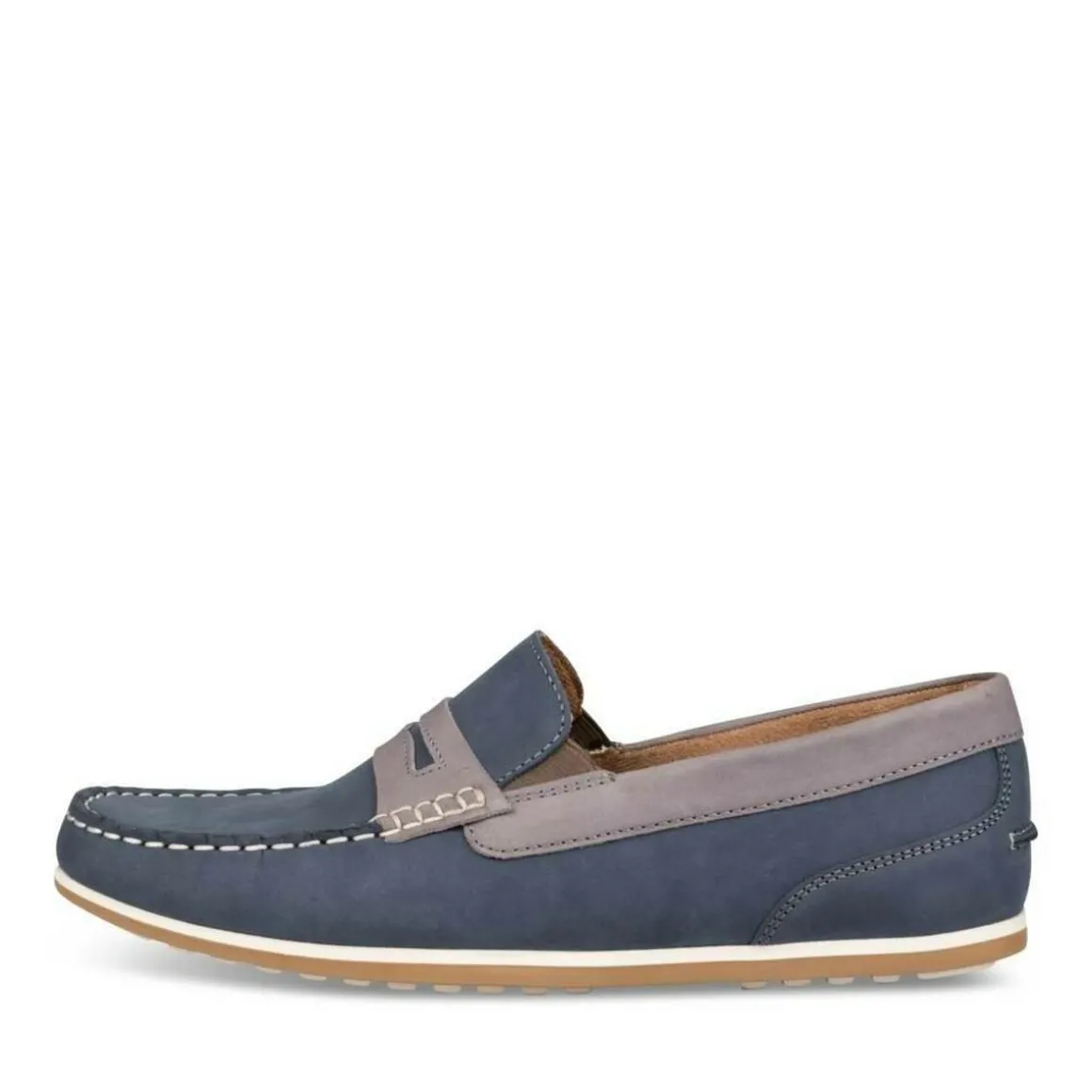 Mocassins BLAUW CAPE BOARD LEER