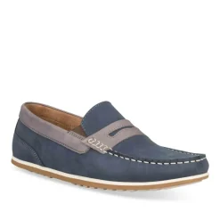 Mocassins BLAUW CAPE BOARD LEER