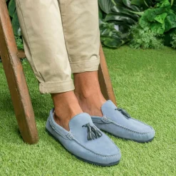 Mocassins BLAUW CAPE BOARD LEER