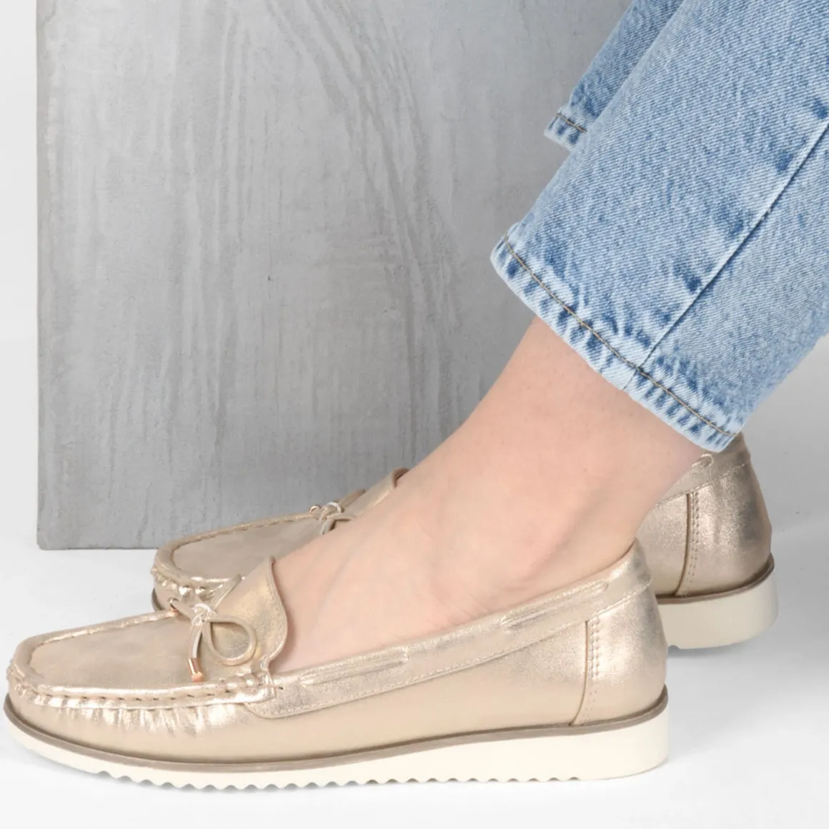 Mocassins GOUD