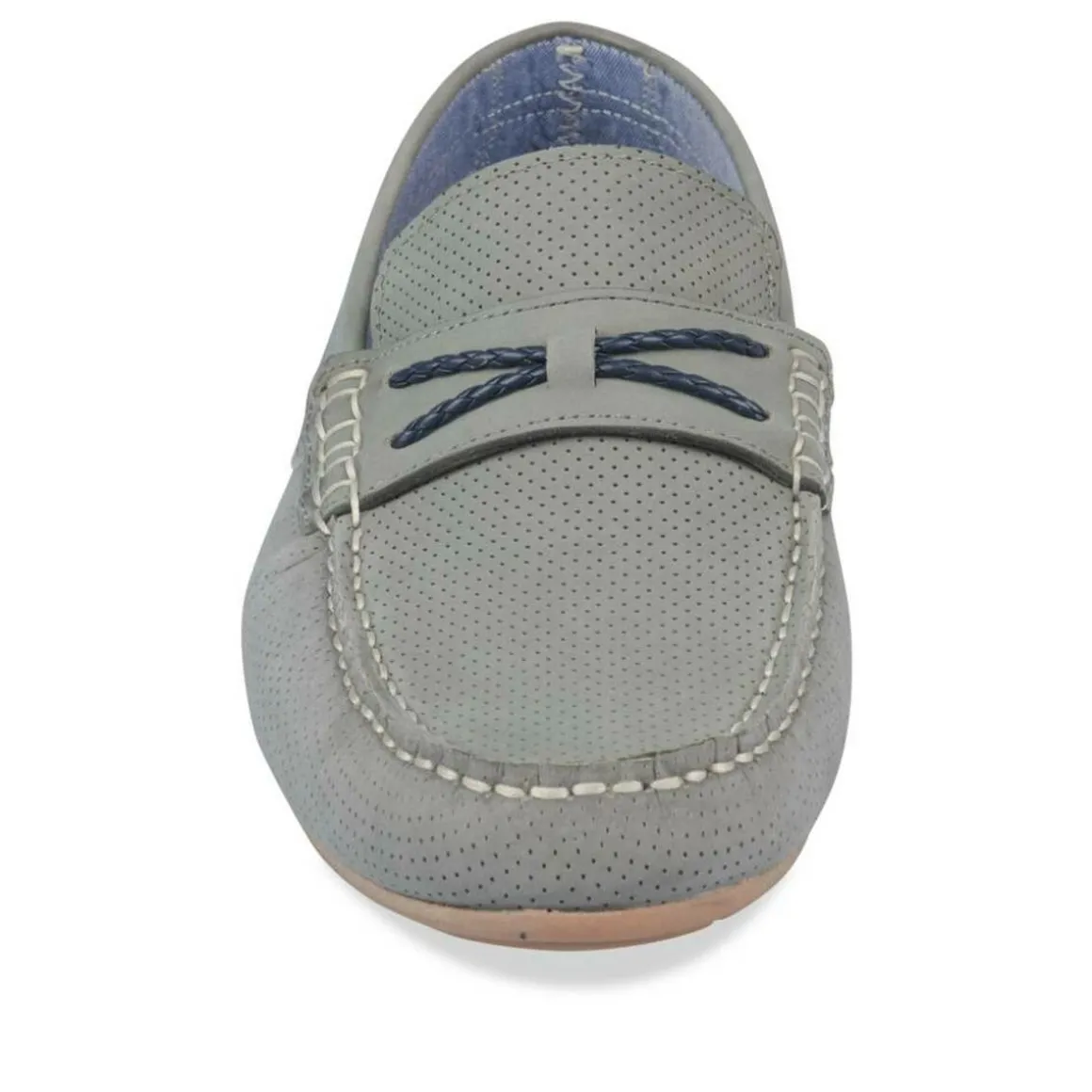 Mocassins GRIJS CAPE BOARD LEER