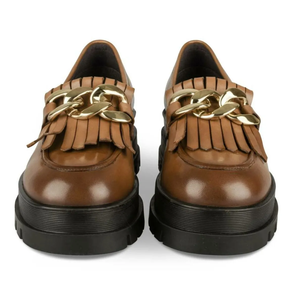 Mocassins KASTANJEBRUIN