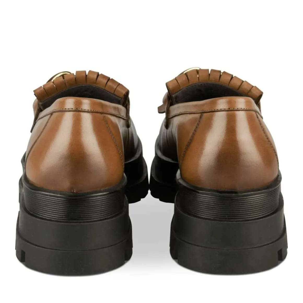 Mocassins KASTANJEBRUIN