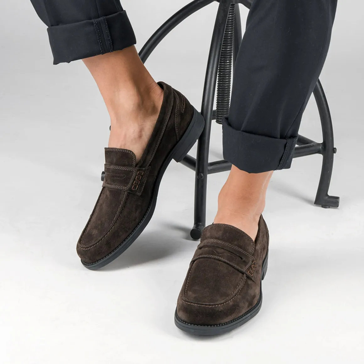 Mocassins KASTANJEBRUIN