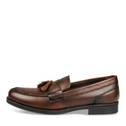 Mocassins KASTANJEBRUIN NEOSOFT HOMME LEER