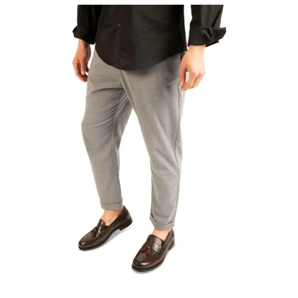 Mocassins KASTANJEBRUIN NEOSOFT HOMME LEER