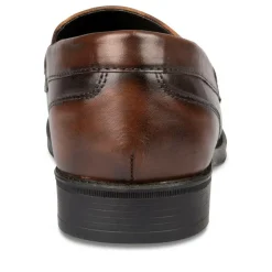 Mocassins KASTANJEBRUIN NEOSOFT HOMME LEER