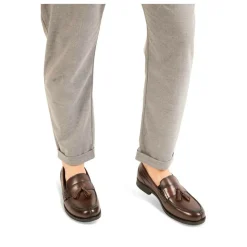 Mocassins KASTANJEBRUIN NEOSOFT HOMME LEER