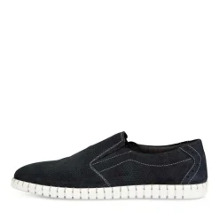 Mocassins NAVY DENIM SIDE LEER