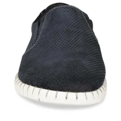 Mocassins NAVY DENIM SIDE LEER