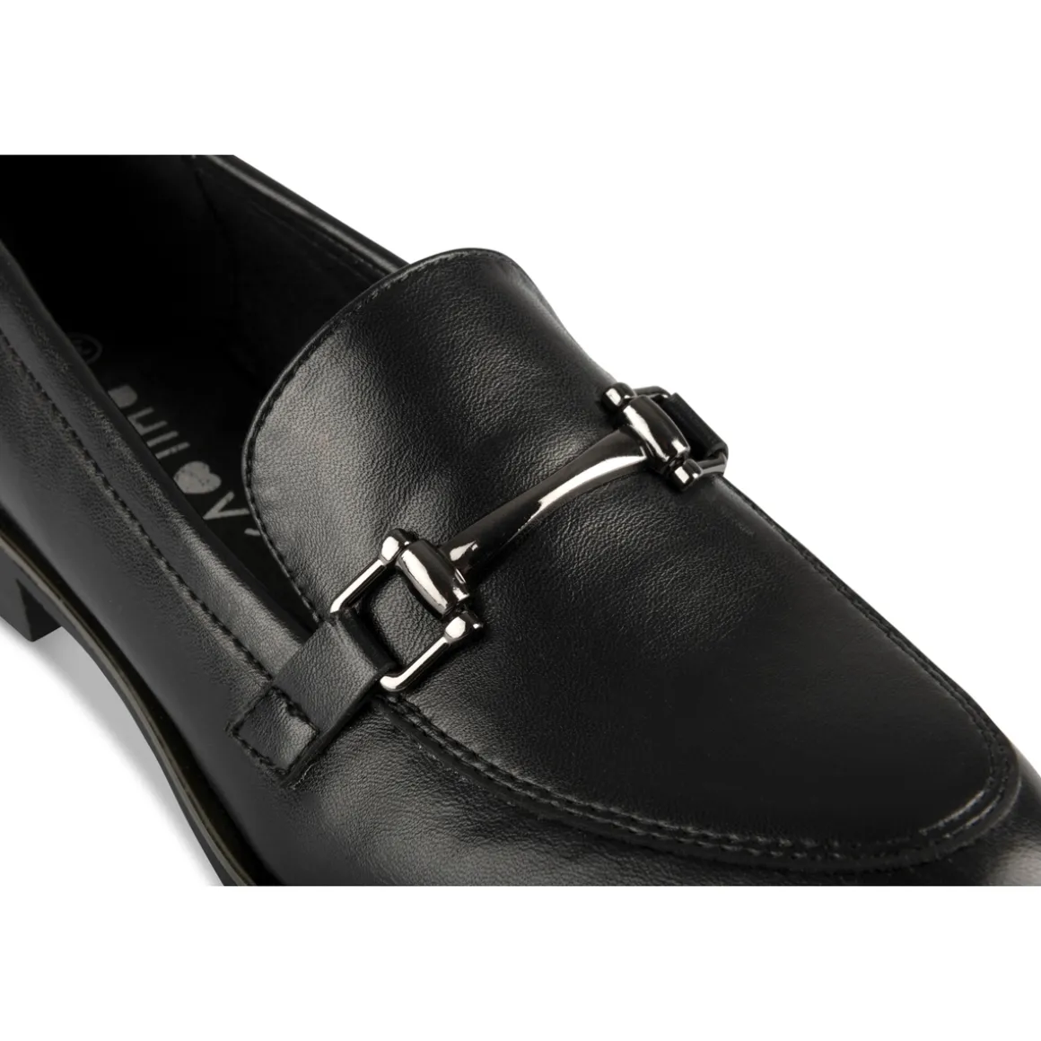 Mocassins ZWART