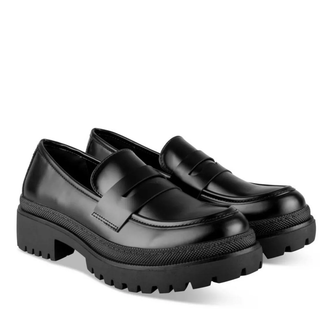 Mocassins ZWART