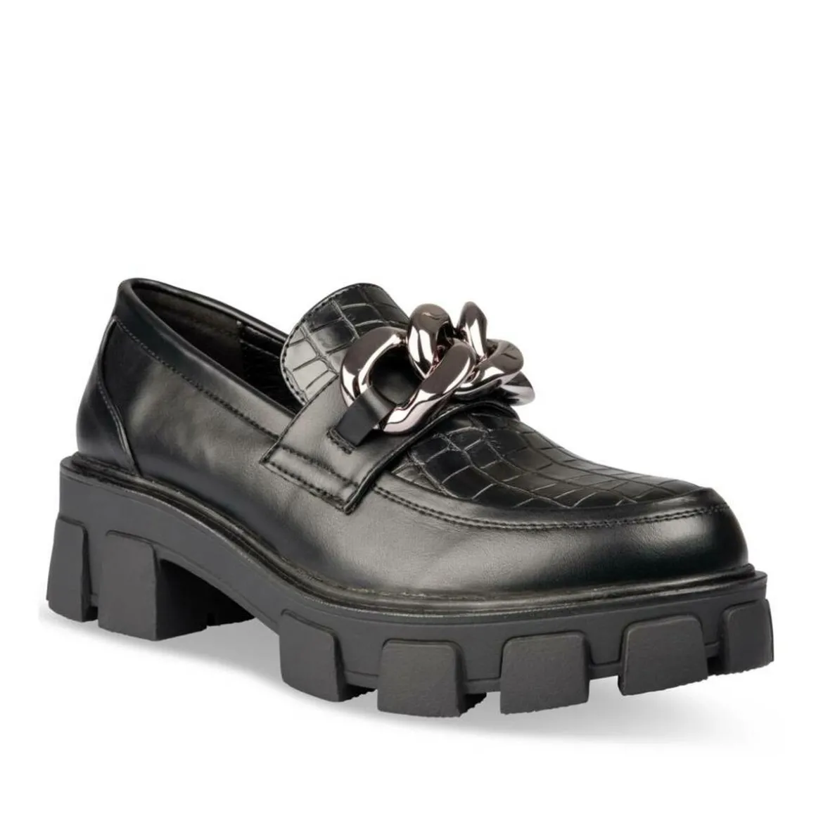 Mocassins ZWART