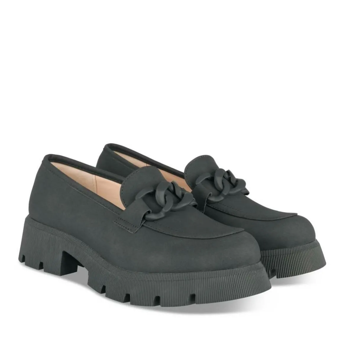 Mocassins ZWART