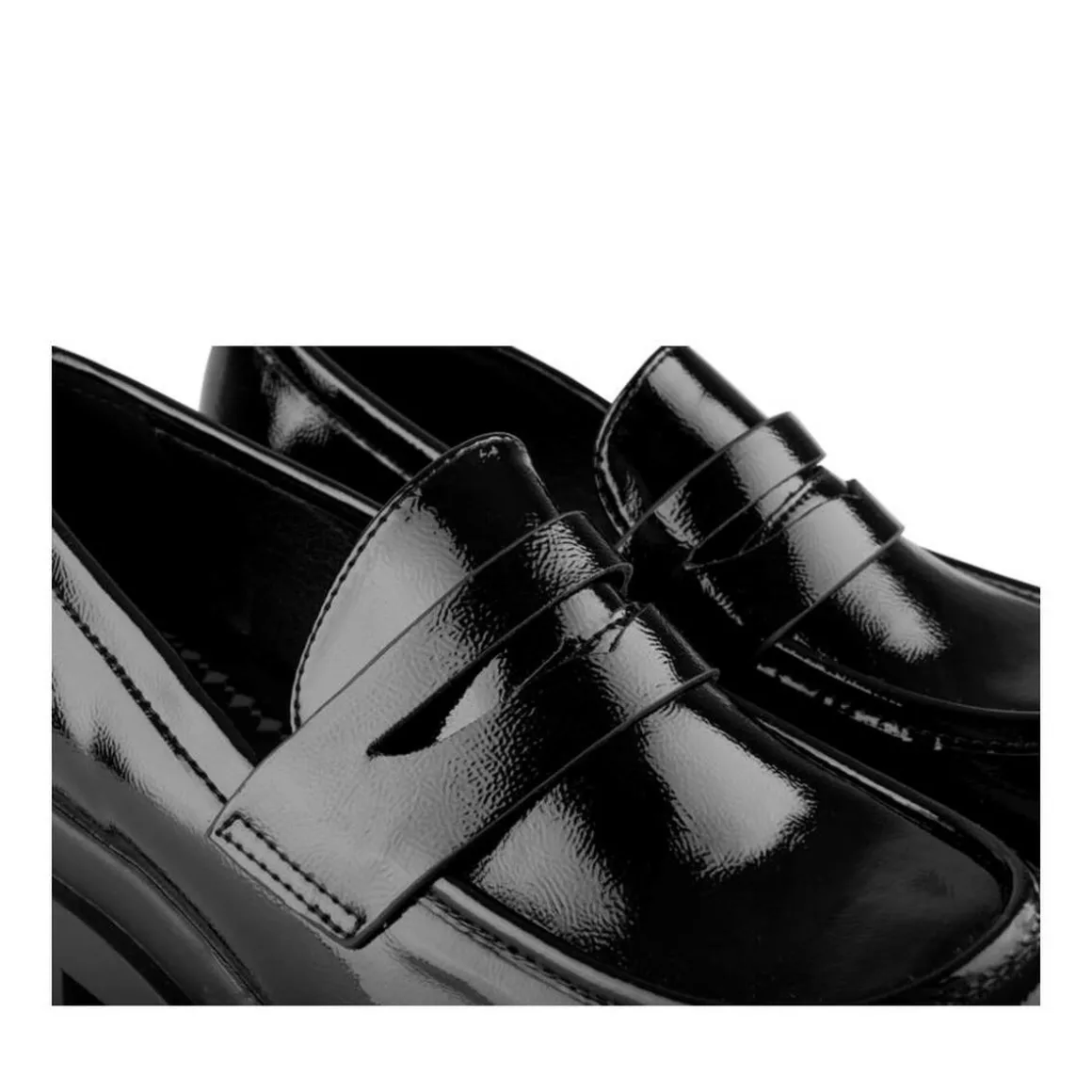 Mocassins ZWART