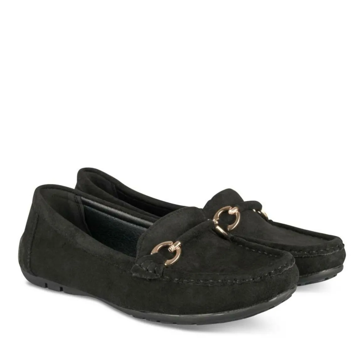 Mocassins ZWART
