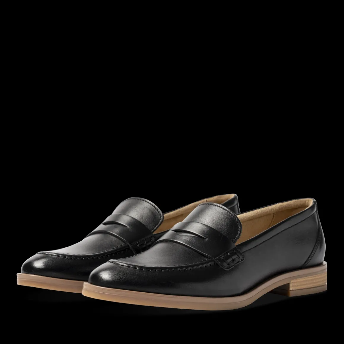 Mocassins ZWART