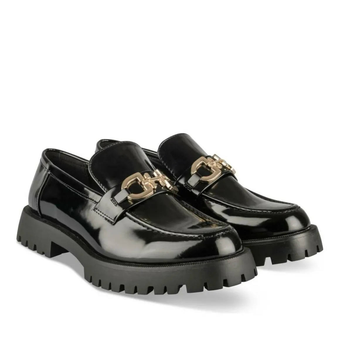 Mocassins ZWART
